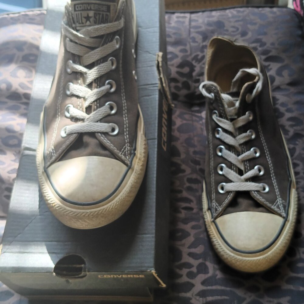 Converse and Under Armour Sneakers (all black and in a size 10)